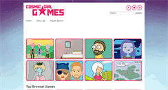 Desktop Screenshot of cosmicgirlgames.com